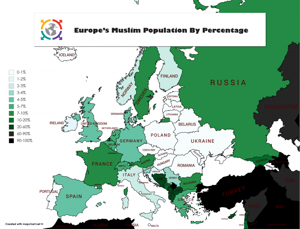 map muslims in europe        <h3 class=