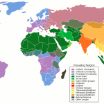 This Map Shows The Most Prevalent Religion By Country