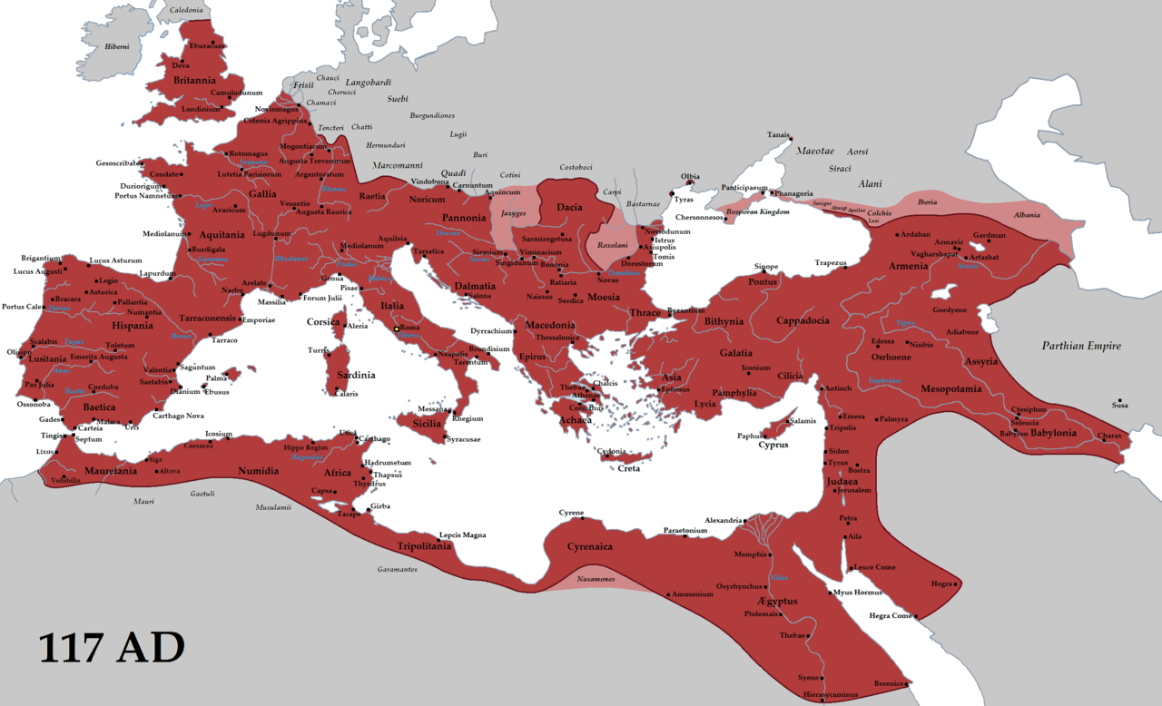 Roman Empire 31 Maps Of The Rise And Fall Tony Mapped It