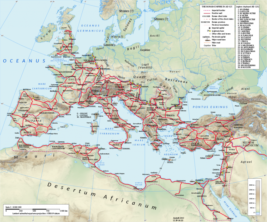 Roman Empire, 31 Maps Of The Rise And Fall - Tony Mapped It