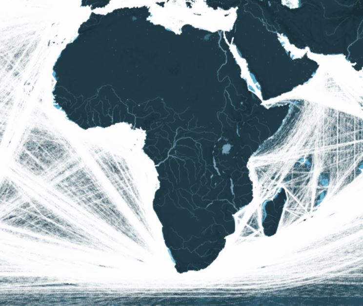 This Map Shows All The Shipping Routes In Africa