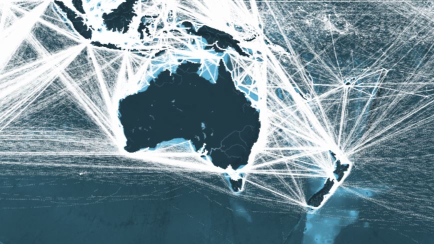 This Map Shows All The Shipping Routes In Australia