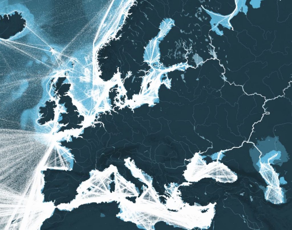 This Map Shows All The Shipping Routes In Europe